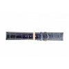 Watch strap Universal 61324 Leather Blue 28mm